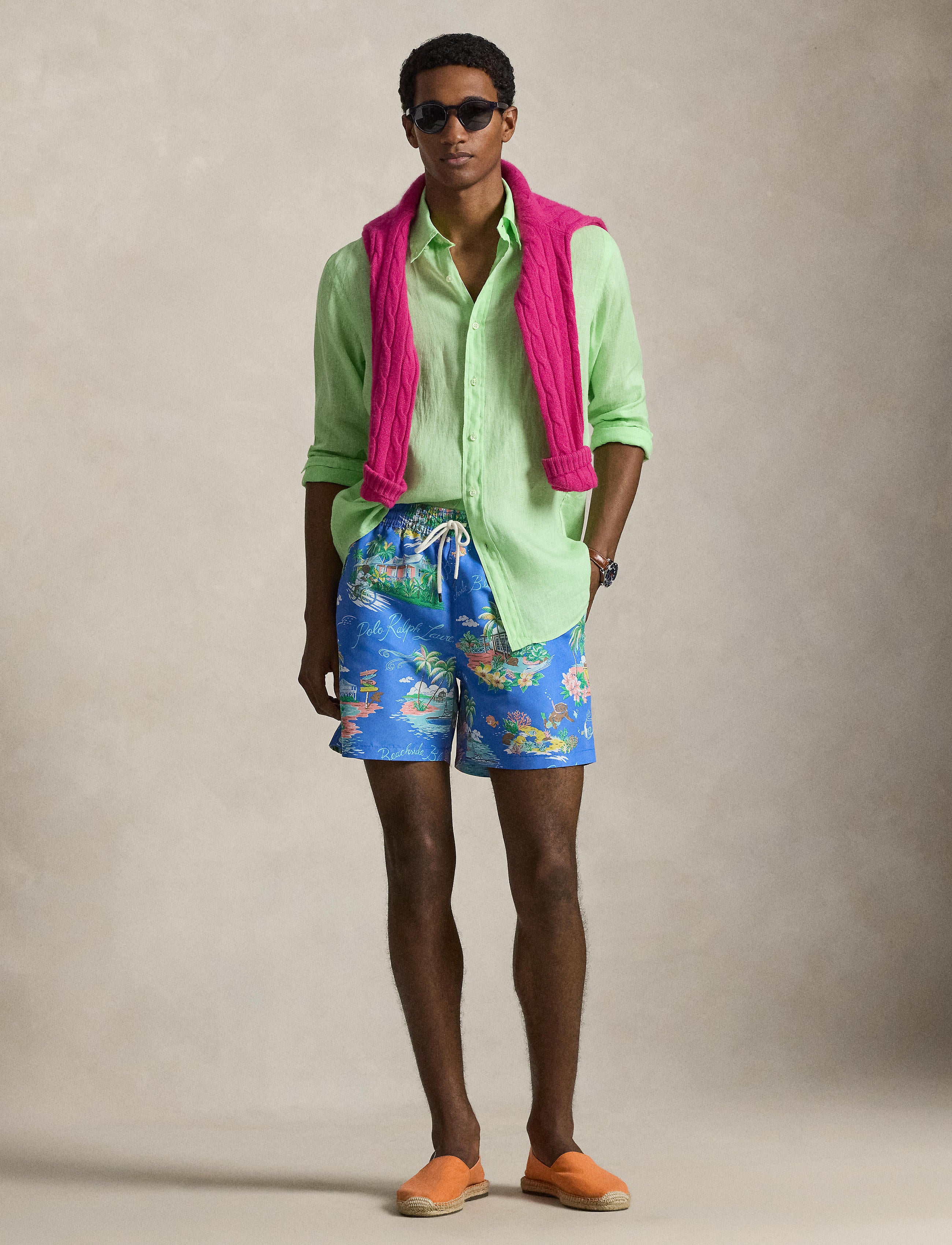 Men's Polo Ralph Lauren Traveler Swim Trunk | Chicago City Sports