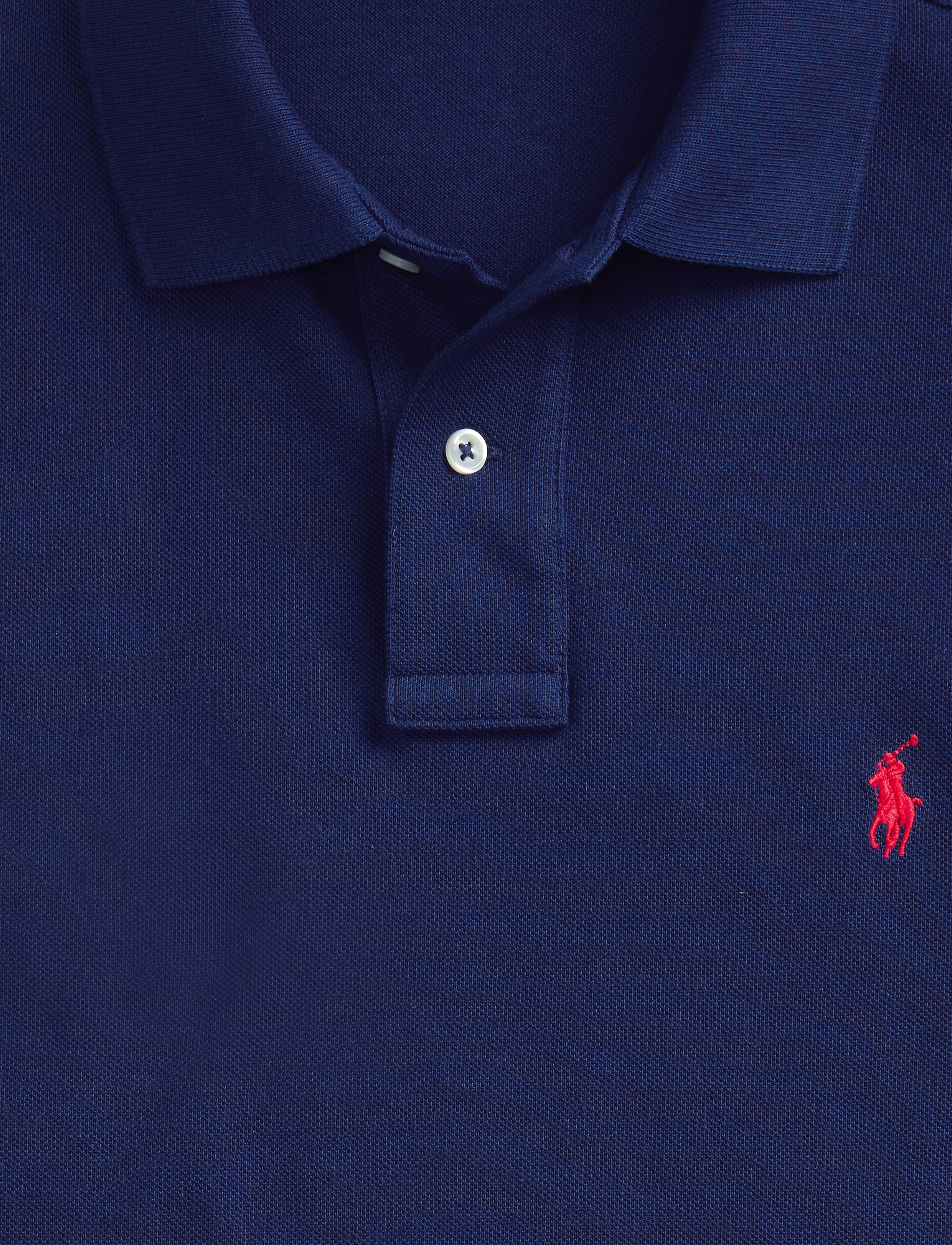 Polo Ralph Lauren Iconic Mesh Polo Shirt Navy | Chicago City Sports