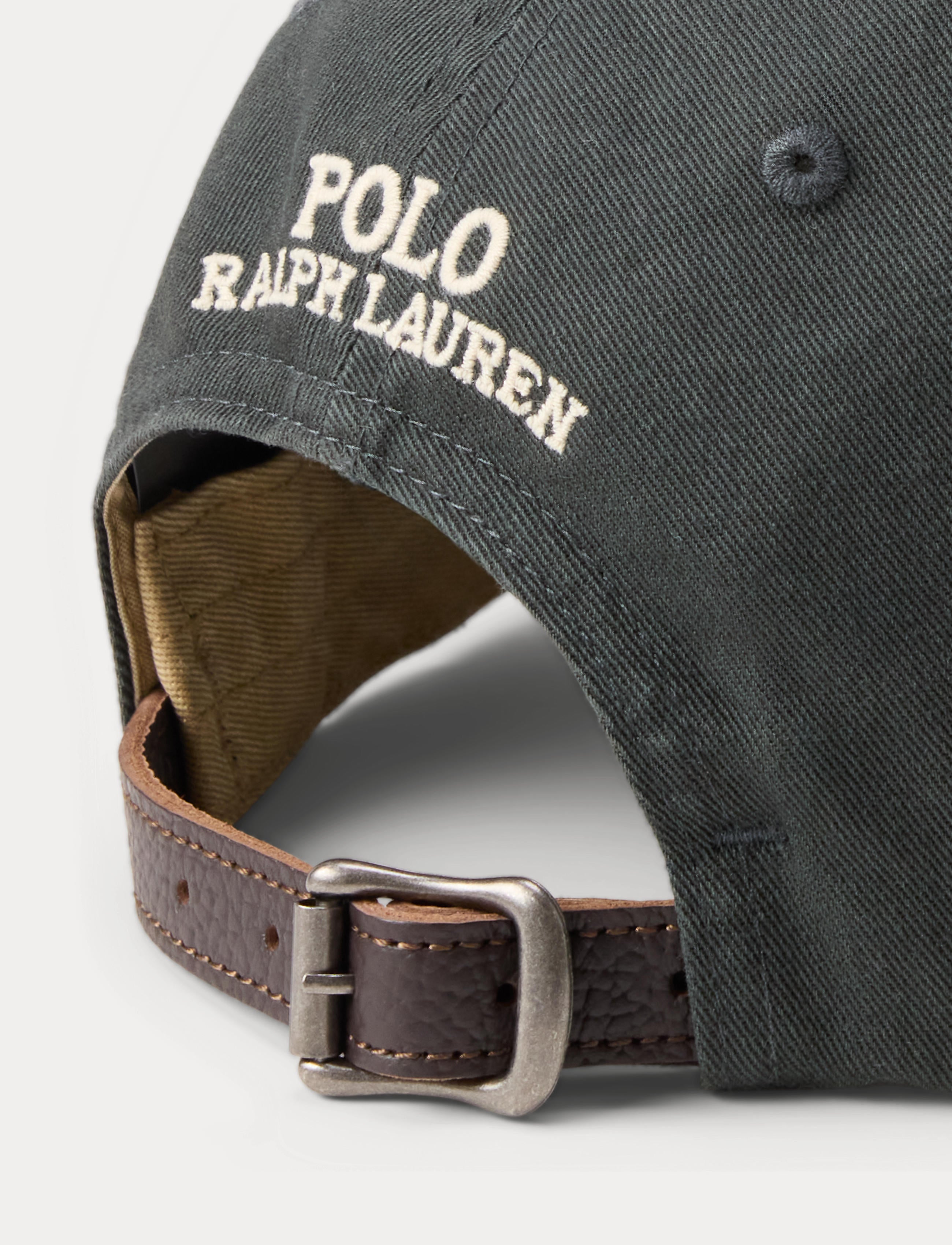 Ralph Lauren Polo Bear Twill Ball Cap Deep Grey | Chicago City Sports
