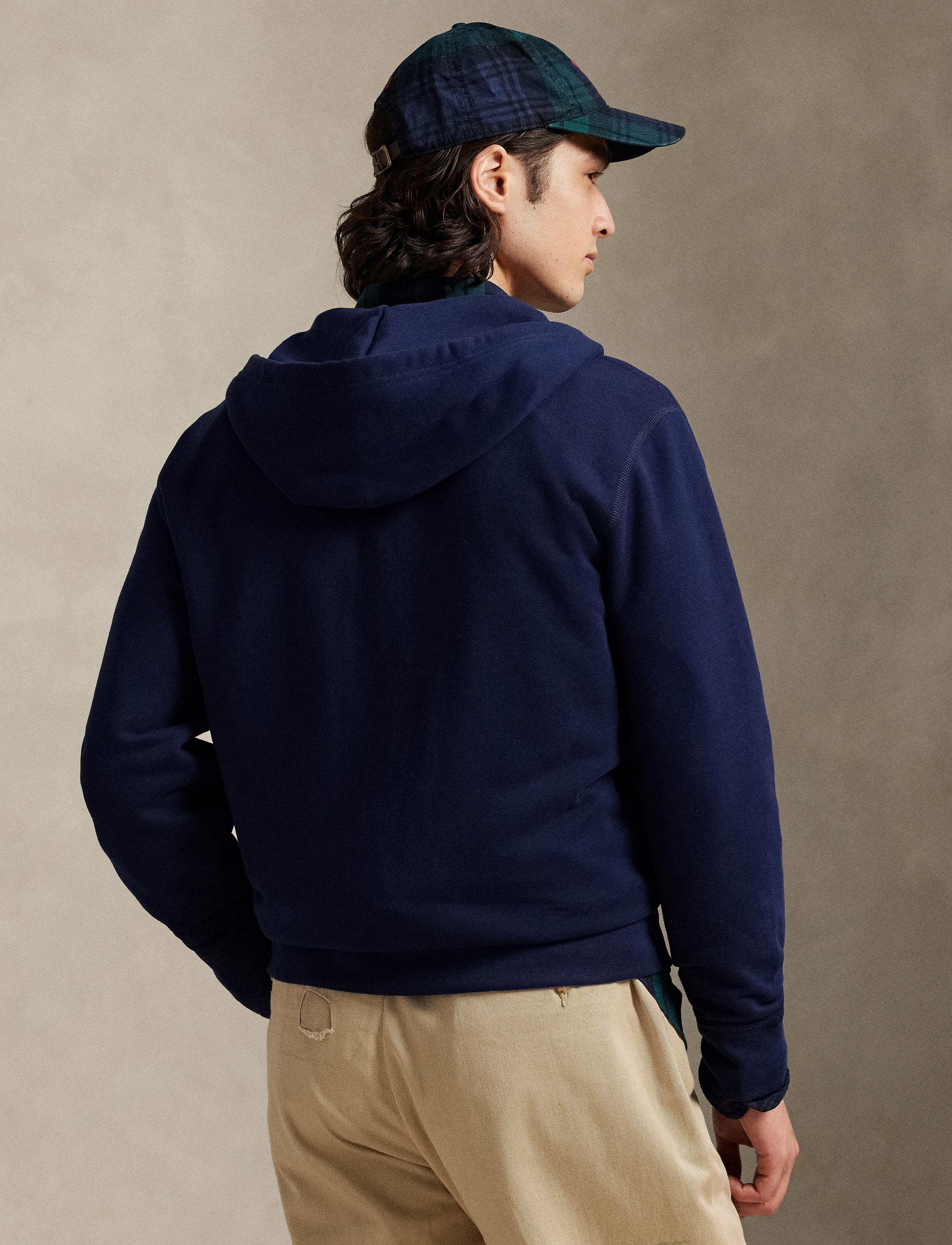 Men's Polo Ralph Lauren Fleece Full-Zip Hoodie Cruise Navy
