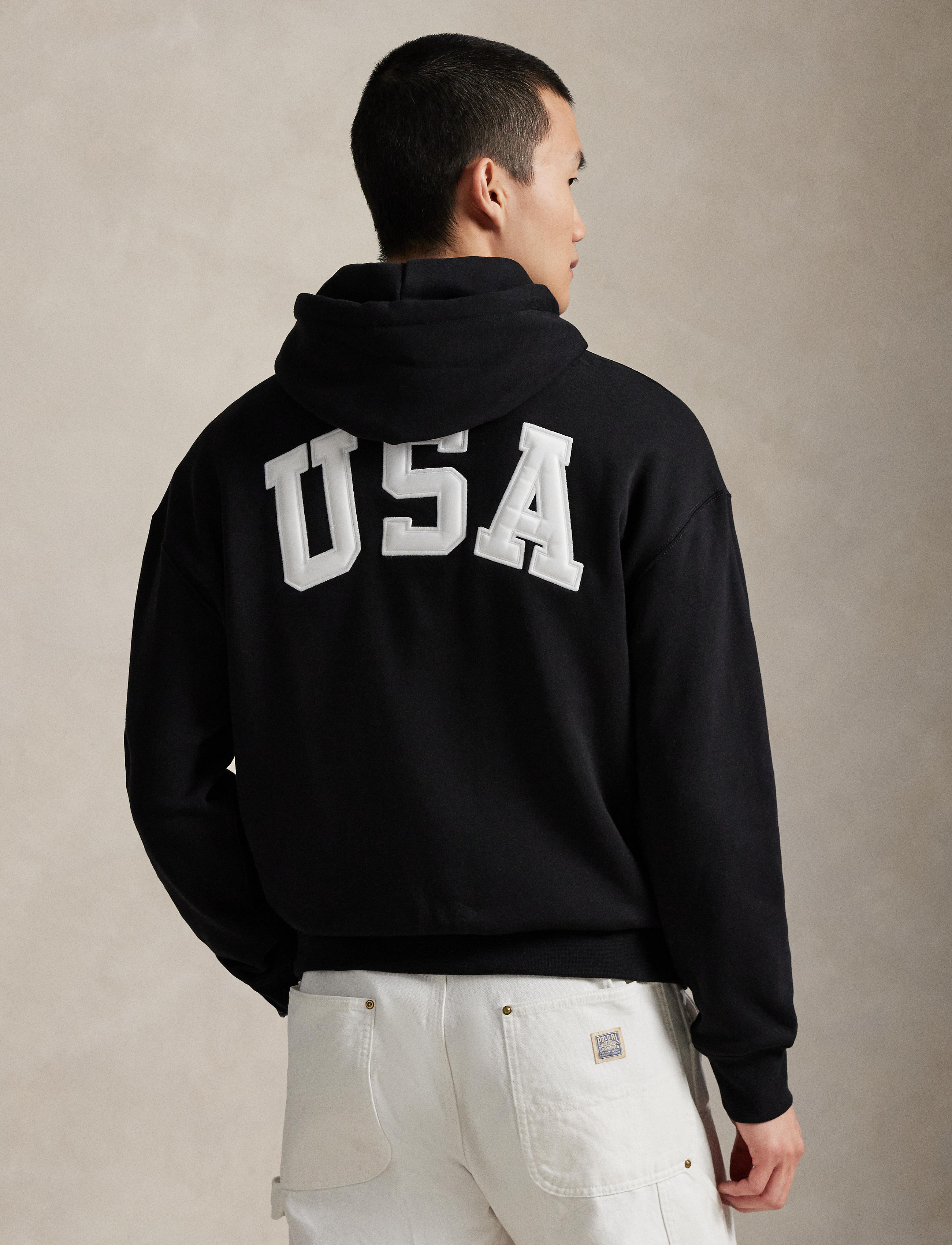 POLO RALPH LAUREN USAロゴ 星条旗フェード ジップアップ ポロラルフローレン USAロゴ 星条旗フェード ジップアップ - メルカリ