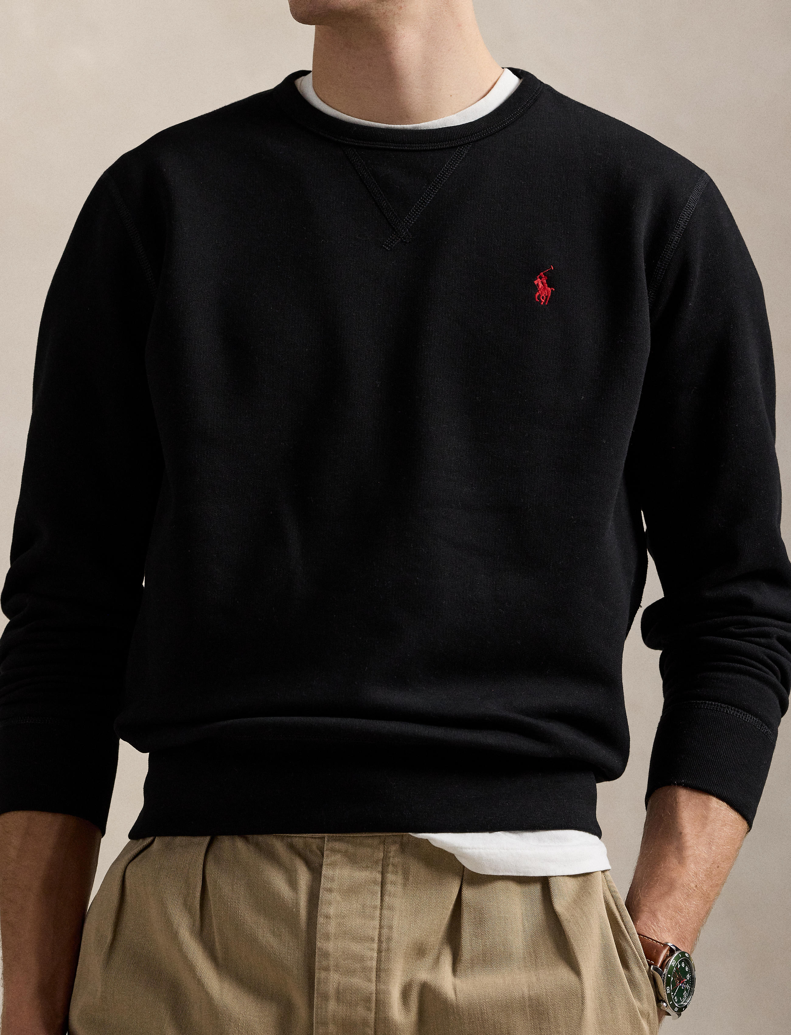 Polo Ralph Lauren RLロゴセーター ブラック M 美品 RLX RLX RALPH LAUREN(アールエルエックス ラルフローレン)セーター
