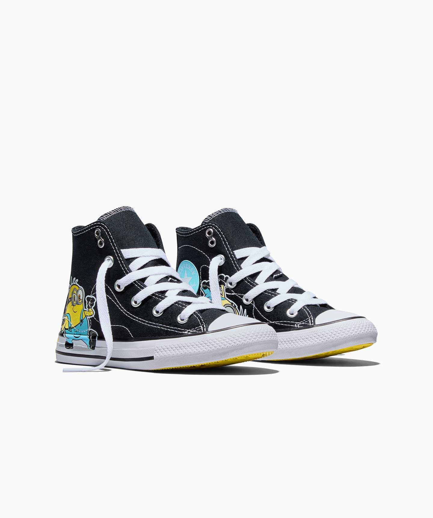 Little Kid Converse Chuck Taylor All Star Minions 3 Hi Shoes Black
