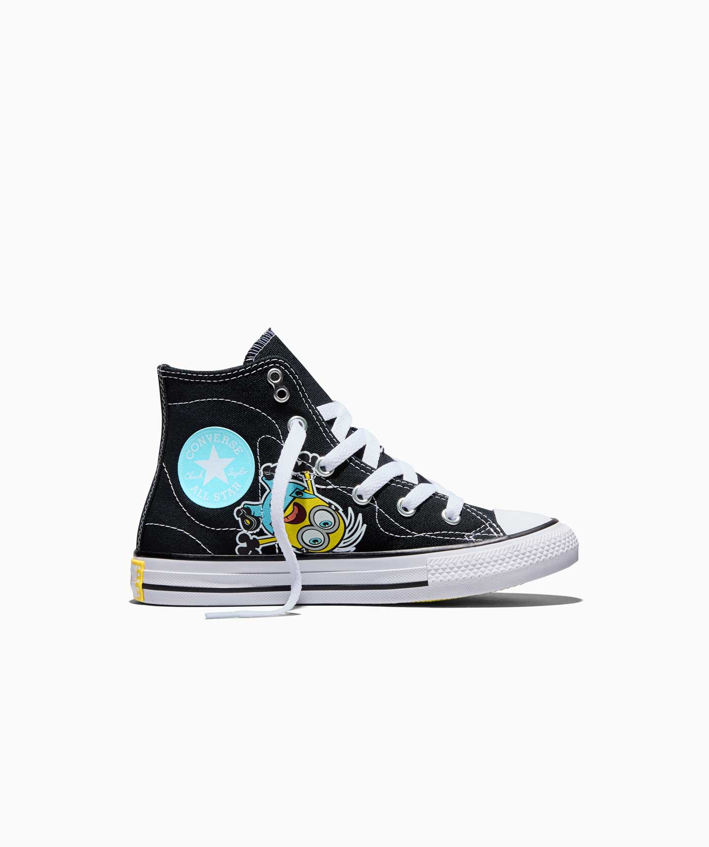 Little Kid Converse Chuck Taylor All Star Minions 3 Hi Shoes Black