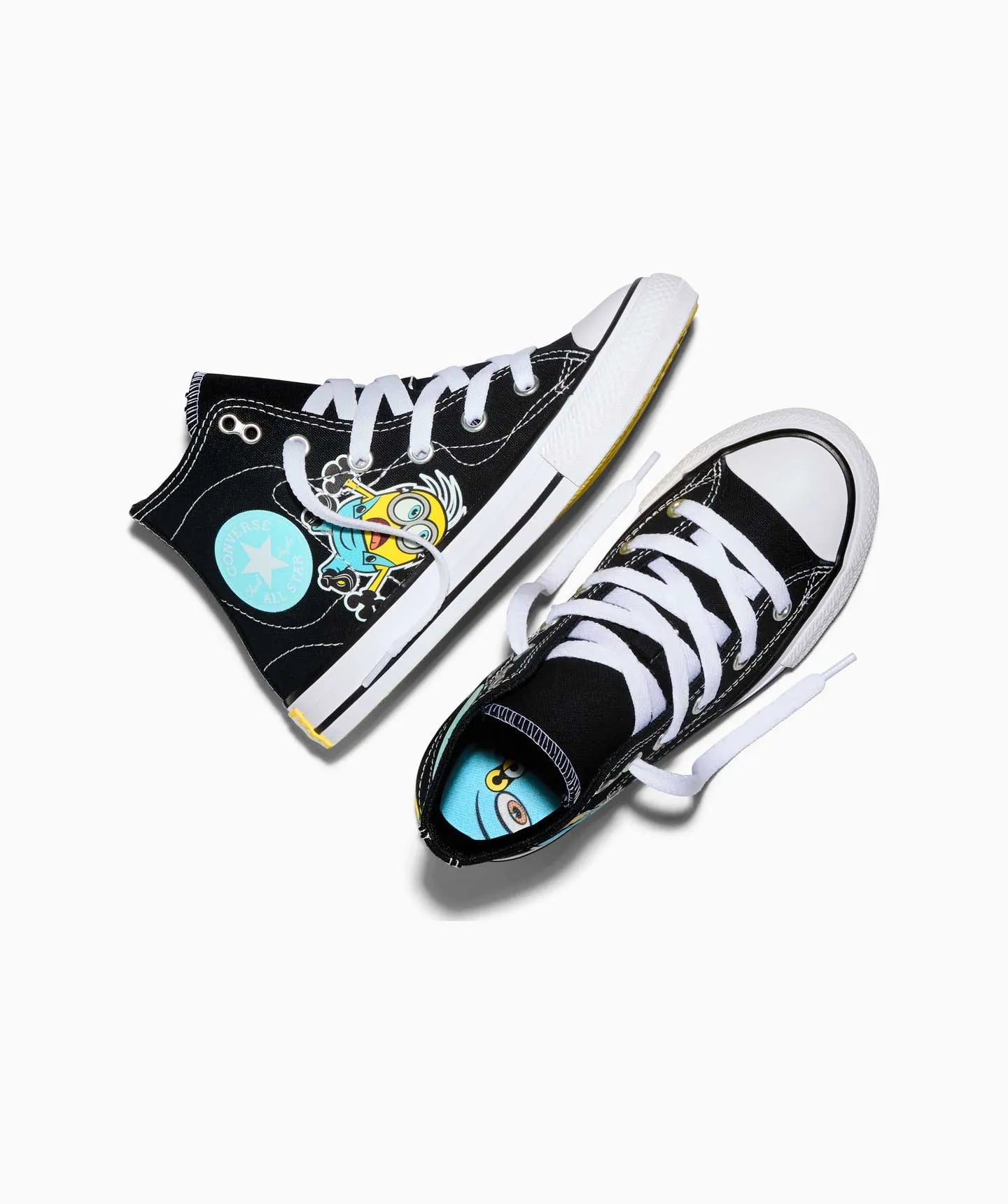 Little Kid Converse Chuck Taylor All Star Minions 3 Hi Shoes Black