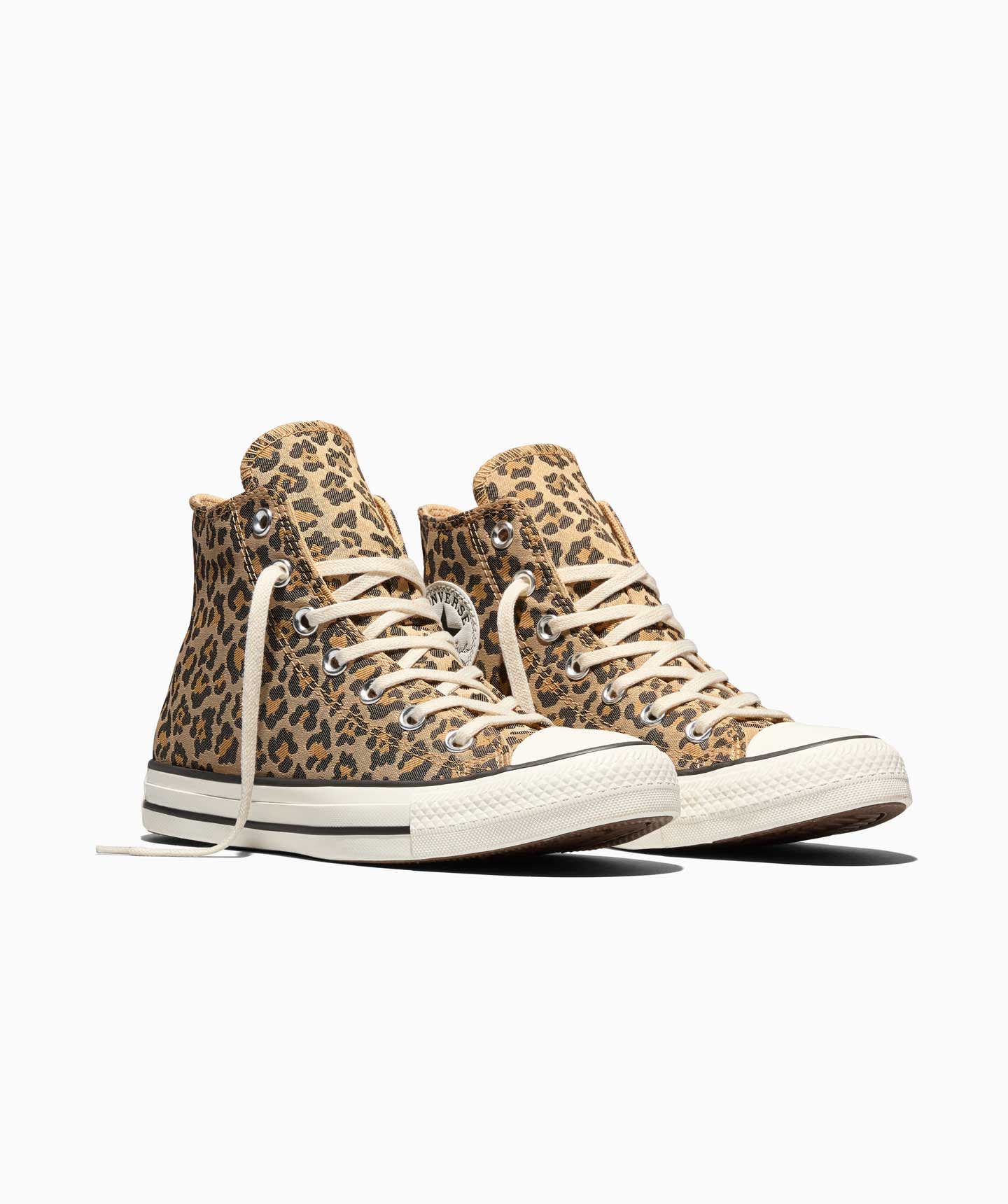 Unisex Converse Chuck Taylor All Star High Top Shoes Leopard Jacquard