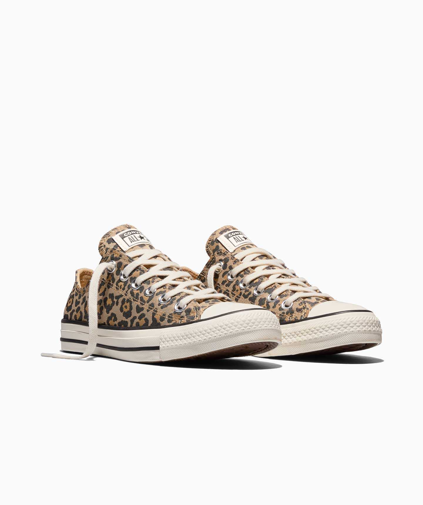 Unisex Converse Chuck Taylor All Star Low Top Shoes Leopard Jacquard