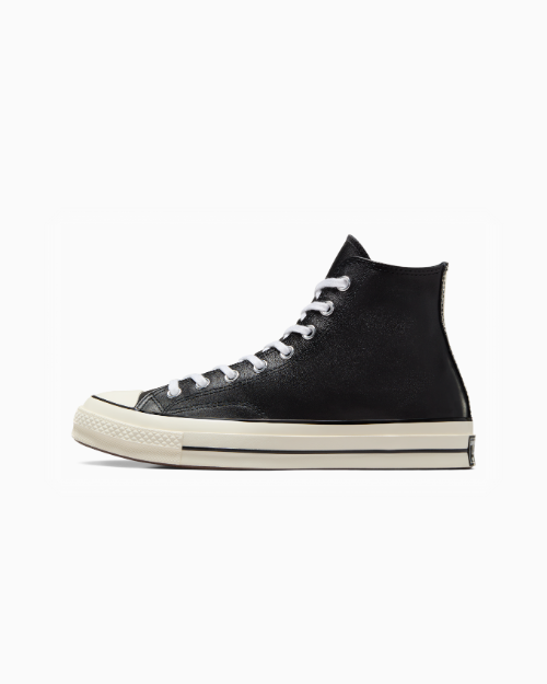 Unisex Converse Chuck 70 Leather Shoes Black