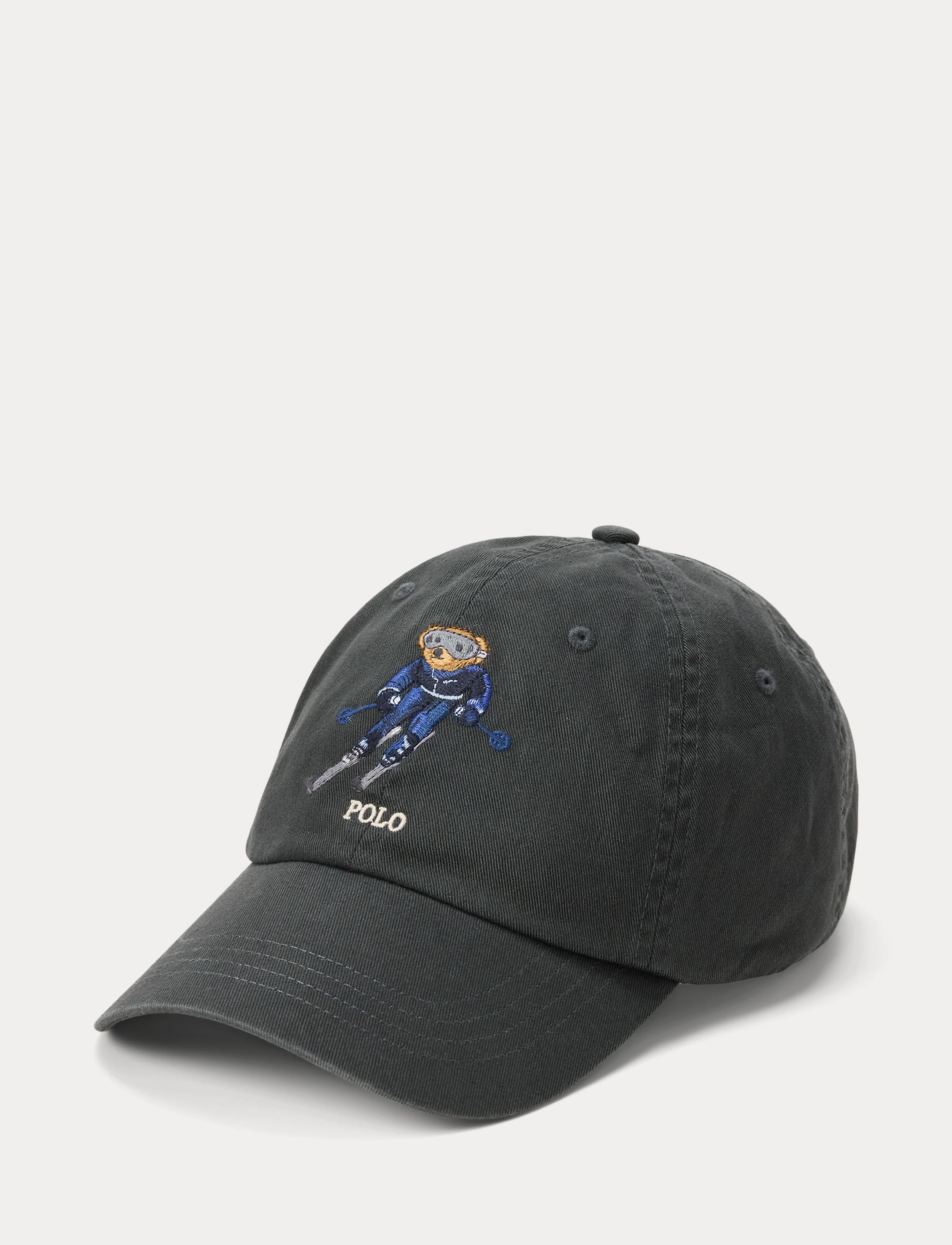 Ralph Lauren Polo Bear Twill Ball Cap Deep Grey | Chicago City Sports