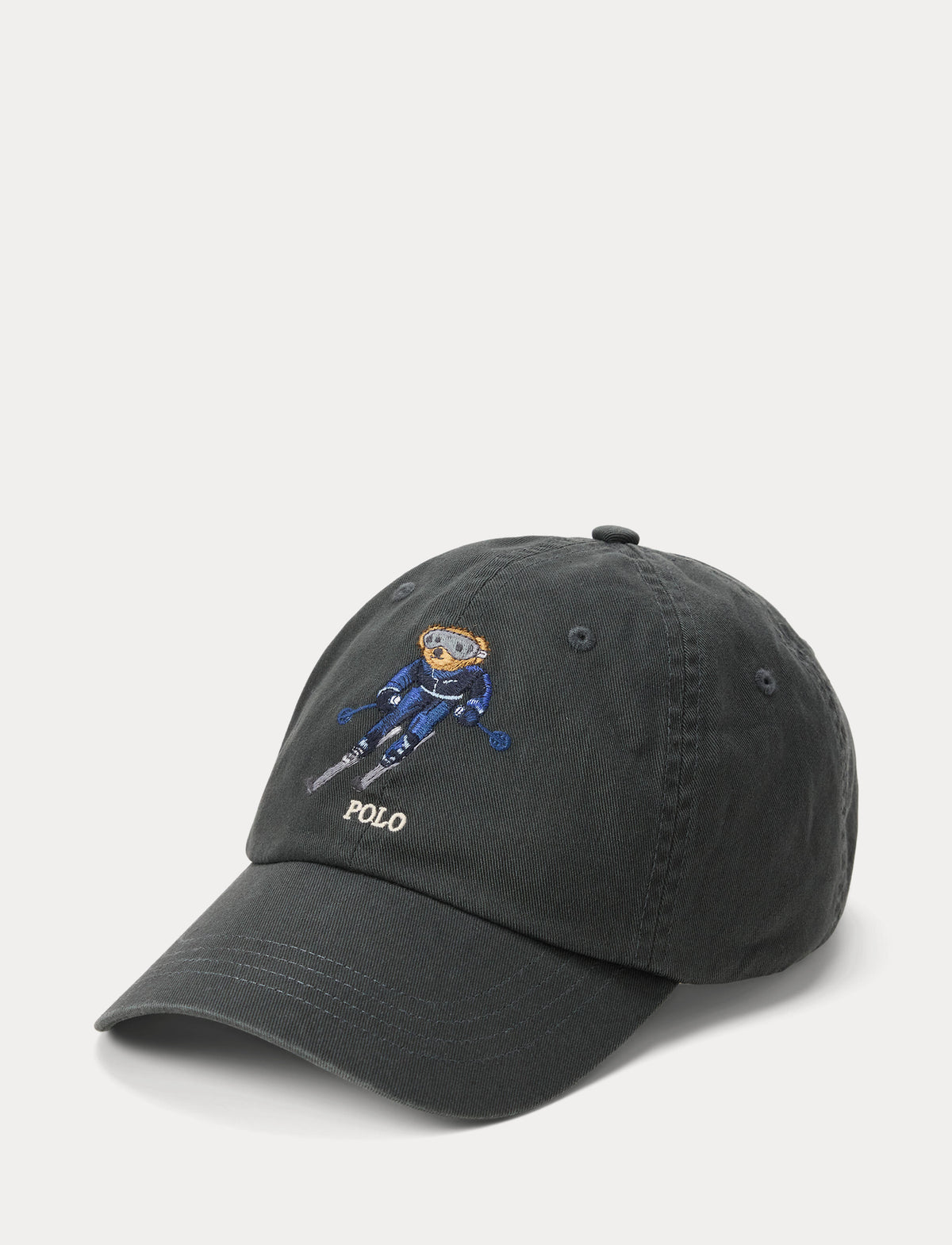 Ralph Lauren Polo Bear Twill Ball Cap Deep Grey | Chicago 