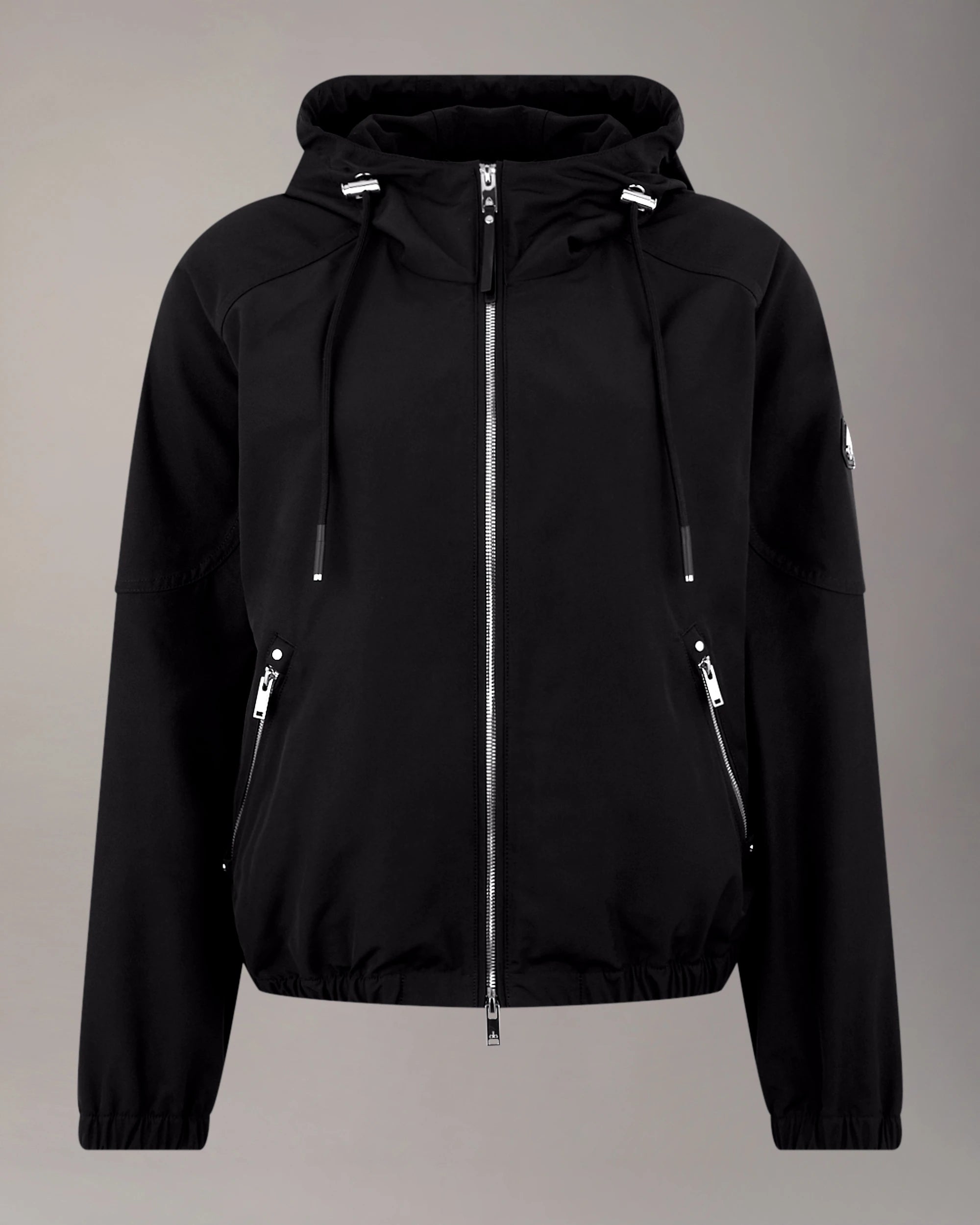 Women's Moose Knuckles Elevate Hooded Jacket Black