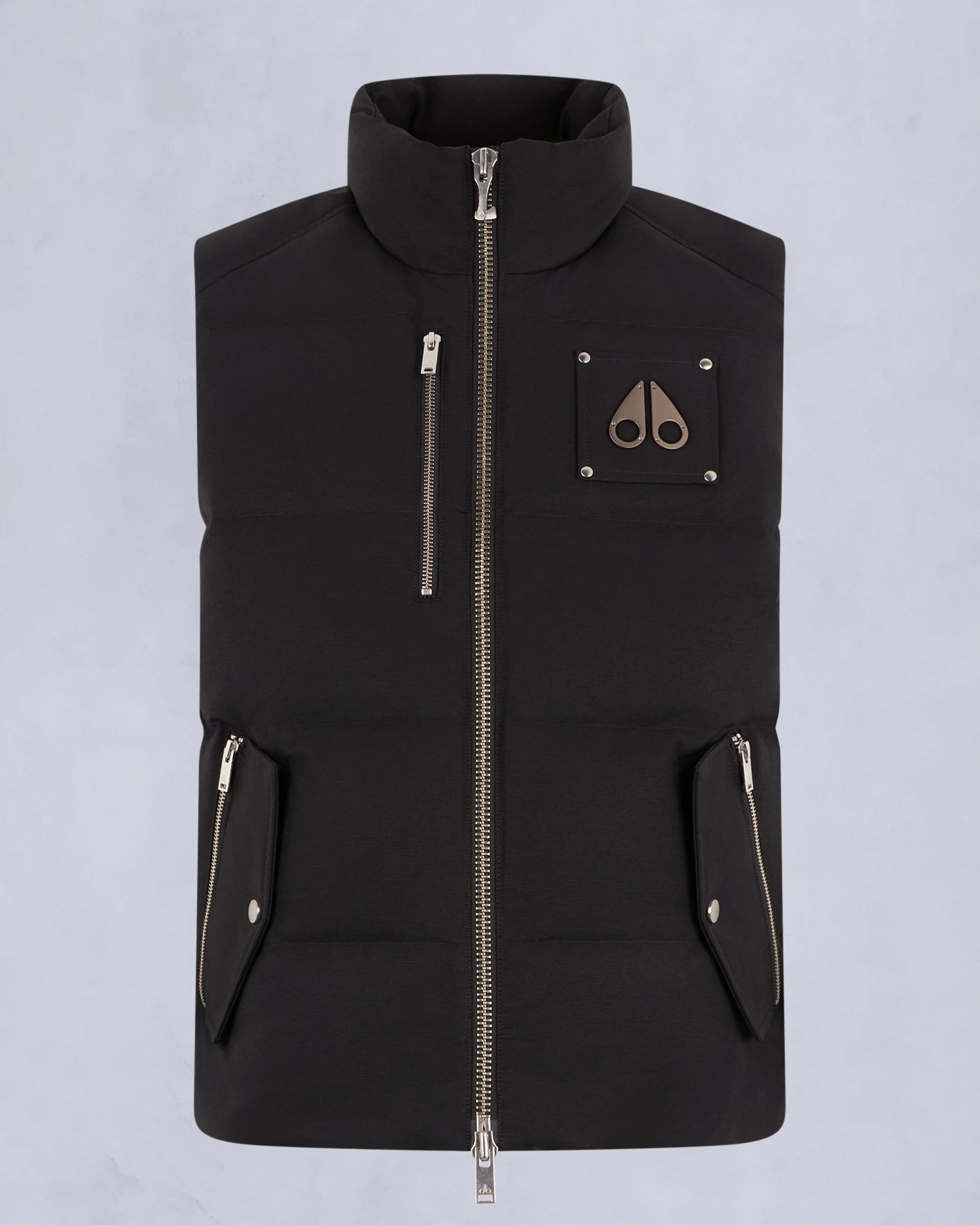 Men's Moose Knuckles Westmount Original Two-Tone Vest Black / Black