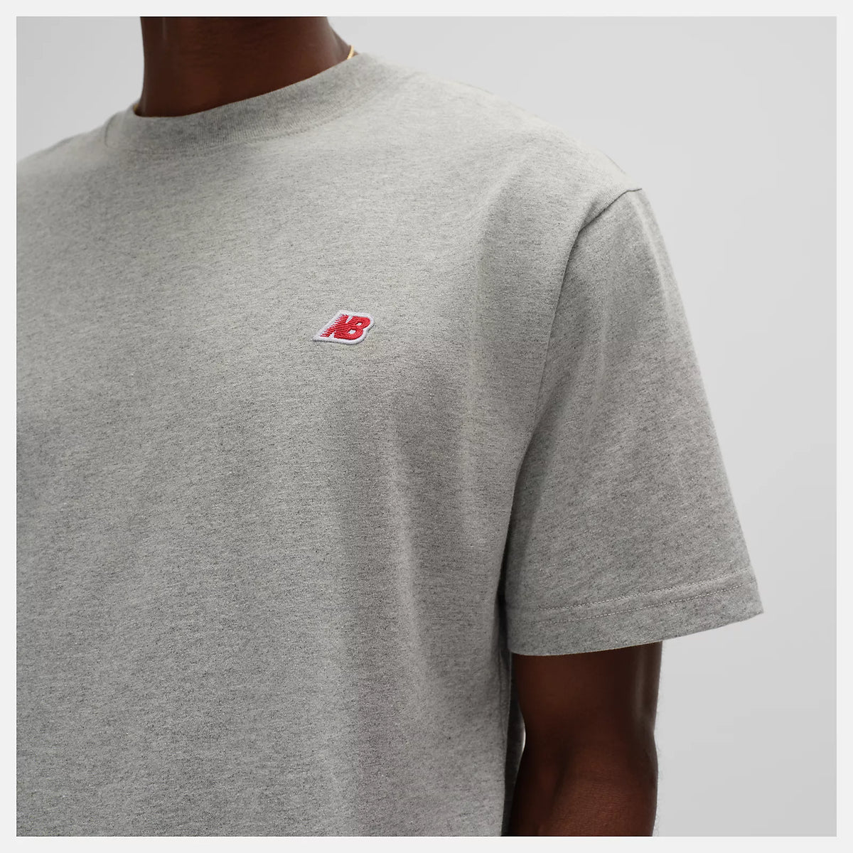 Men's New Balance Made in USA Core T-Shirt Athletic Grey