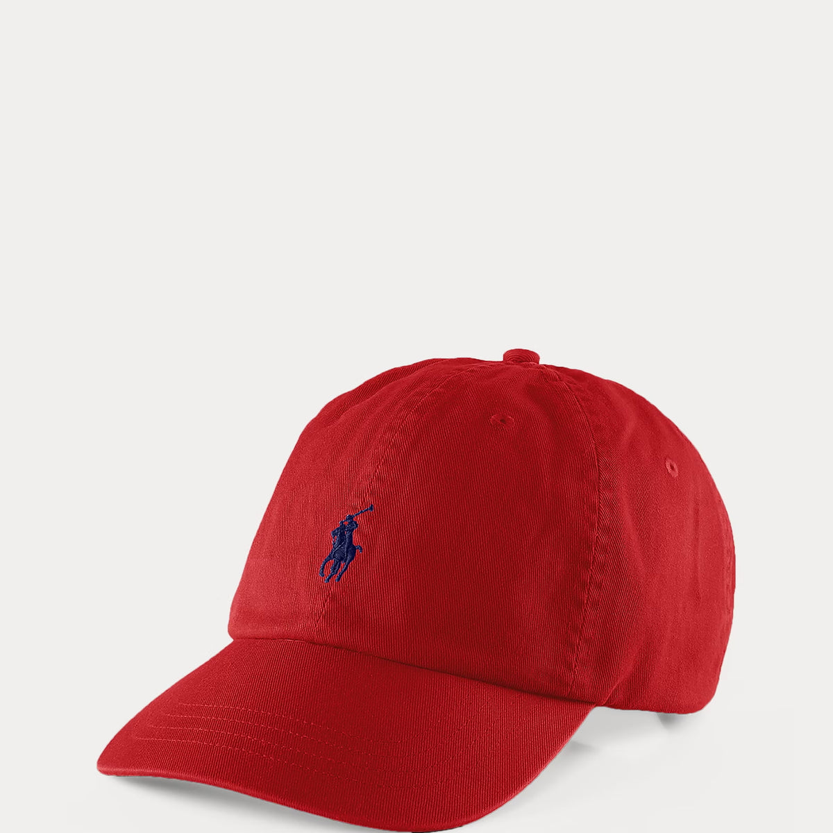 Polo Ralph Lauren Women\'s Cotton Chino Ball Cap - navy/red Polo Ralph Lauren Cotton Chino Ball Cap Red Caps Polo Ralph  main image 2