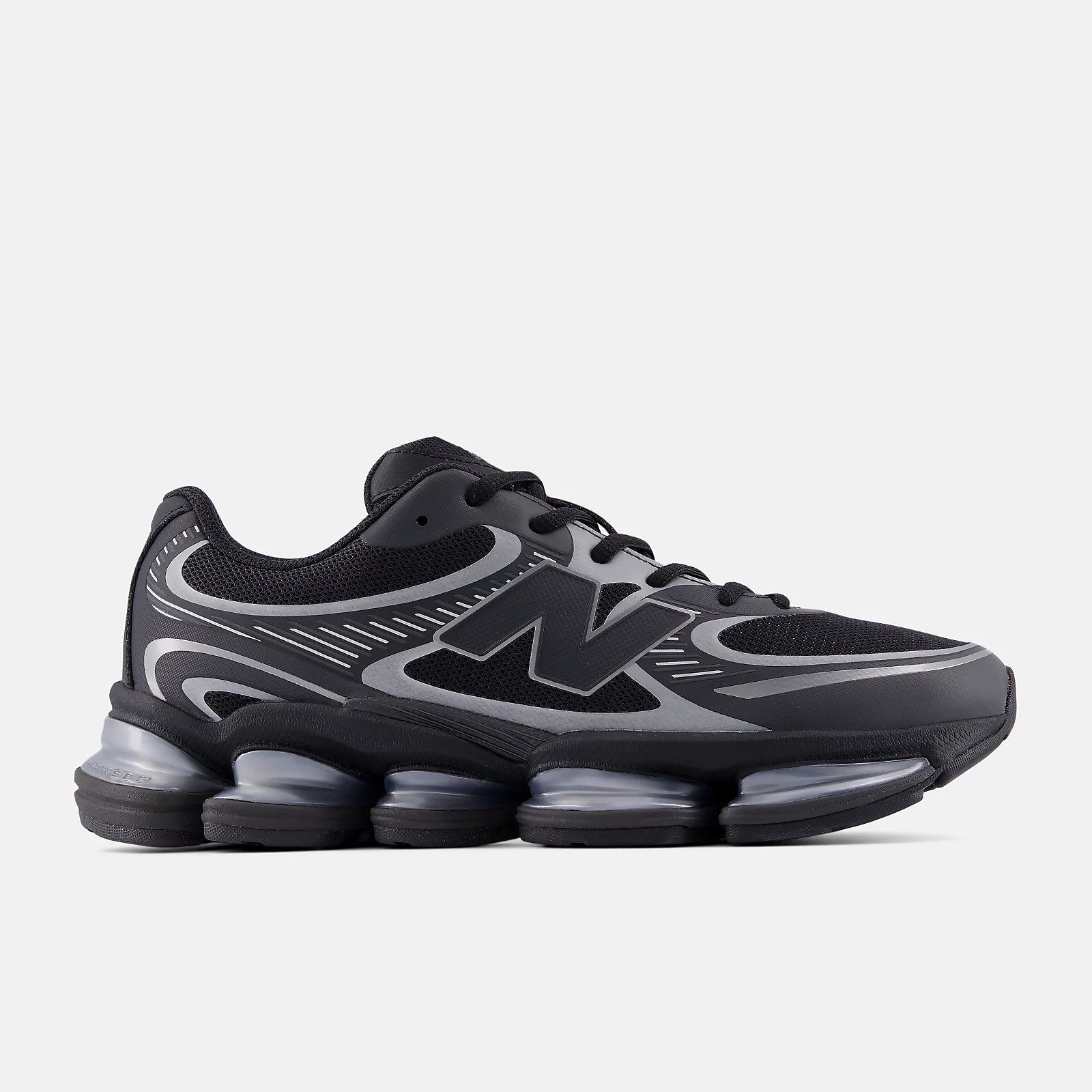 Men's New Balance Abzorb 2000 Black with Silver Metallic