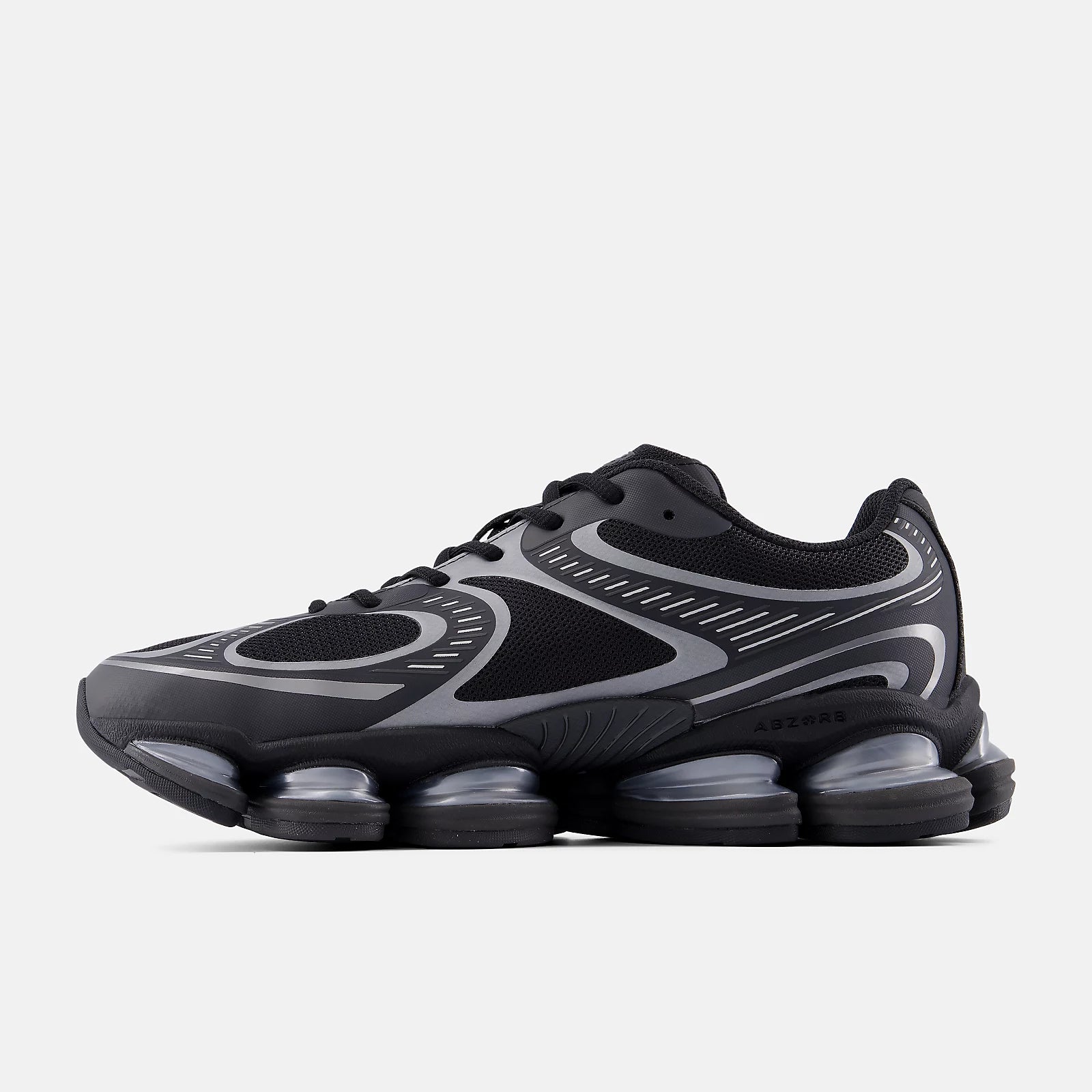 Men's New Balance Abzorb 2000 Black with Silver Metallic