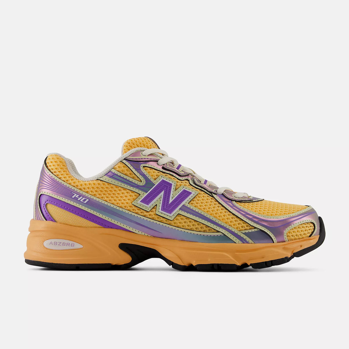 Men's New Balance 740 Shoes Gumdrop with Violet Crush