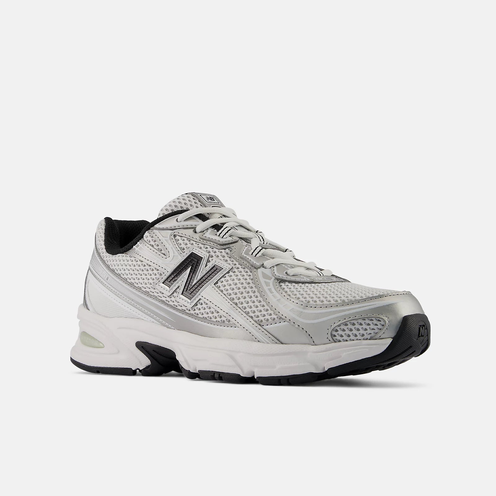 Unisex New Balance 740 Shoes White/Metallic Silver