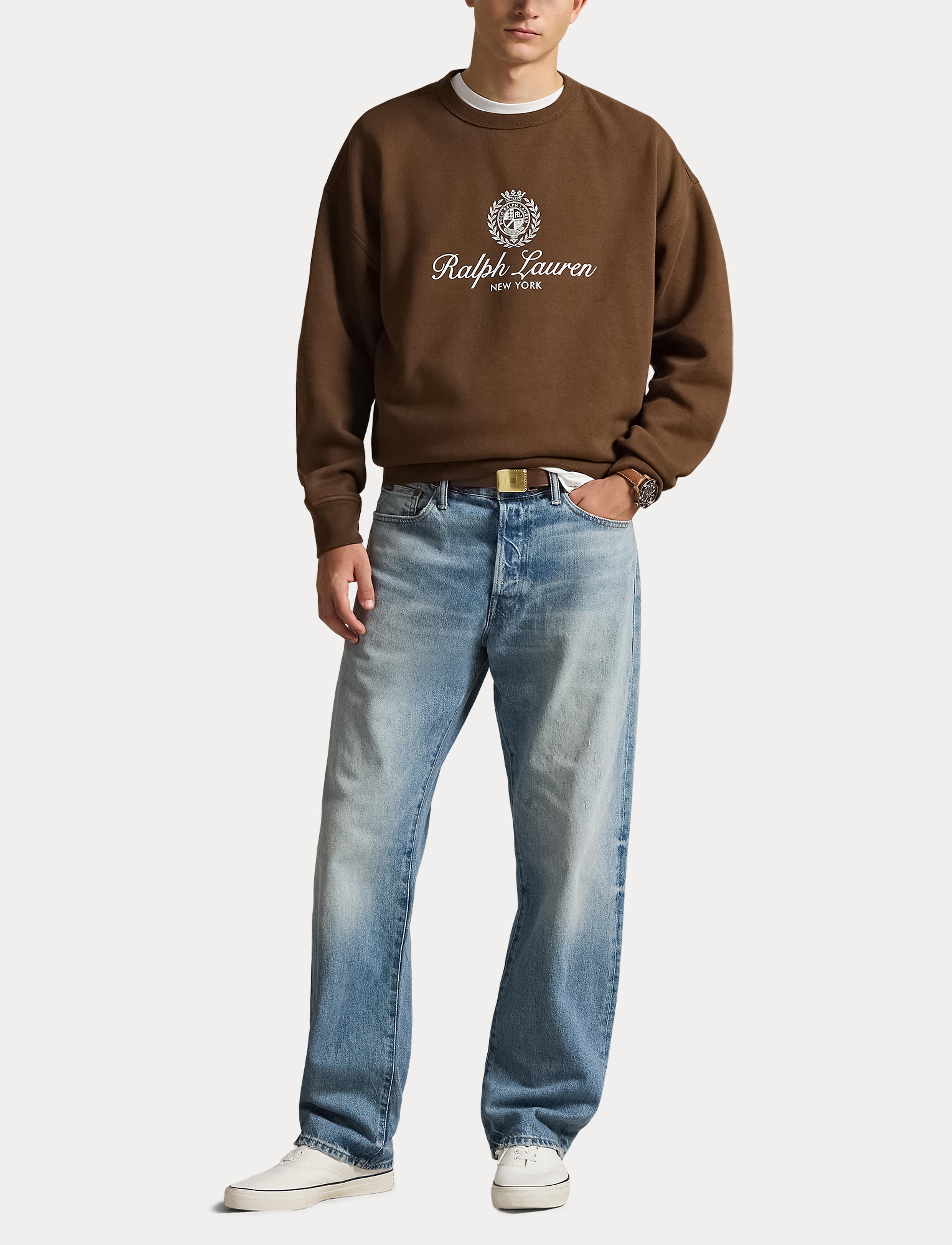 Mens Polo Ralph Lauren Fleece Graphic Sweatshirt | Chicago City Sports