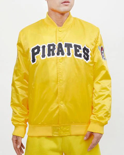 Men’s Pro Standard Pittsburgh Pirates Satin Jacket Yellow