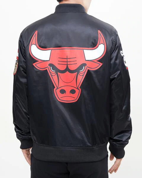 Satin chicago hot sale bulls jacket