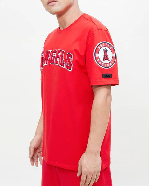 2011 MLB LOS ANGELES ANGELS BASEBALL 50TH ANNIVERSARY RED SGA MENS T-SHIRT  HALO