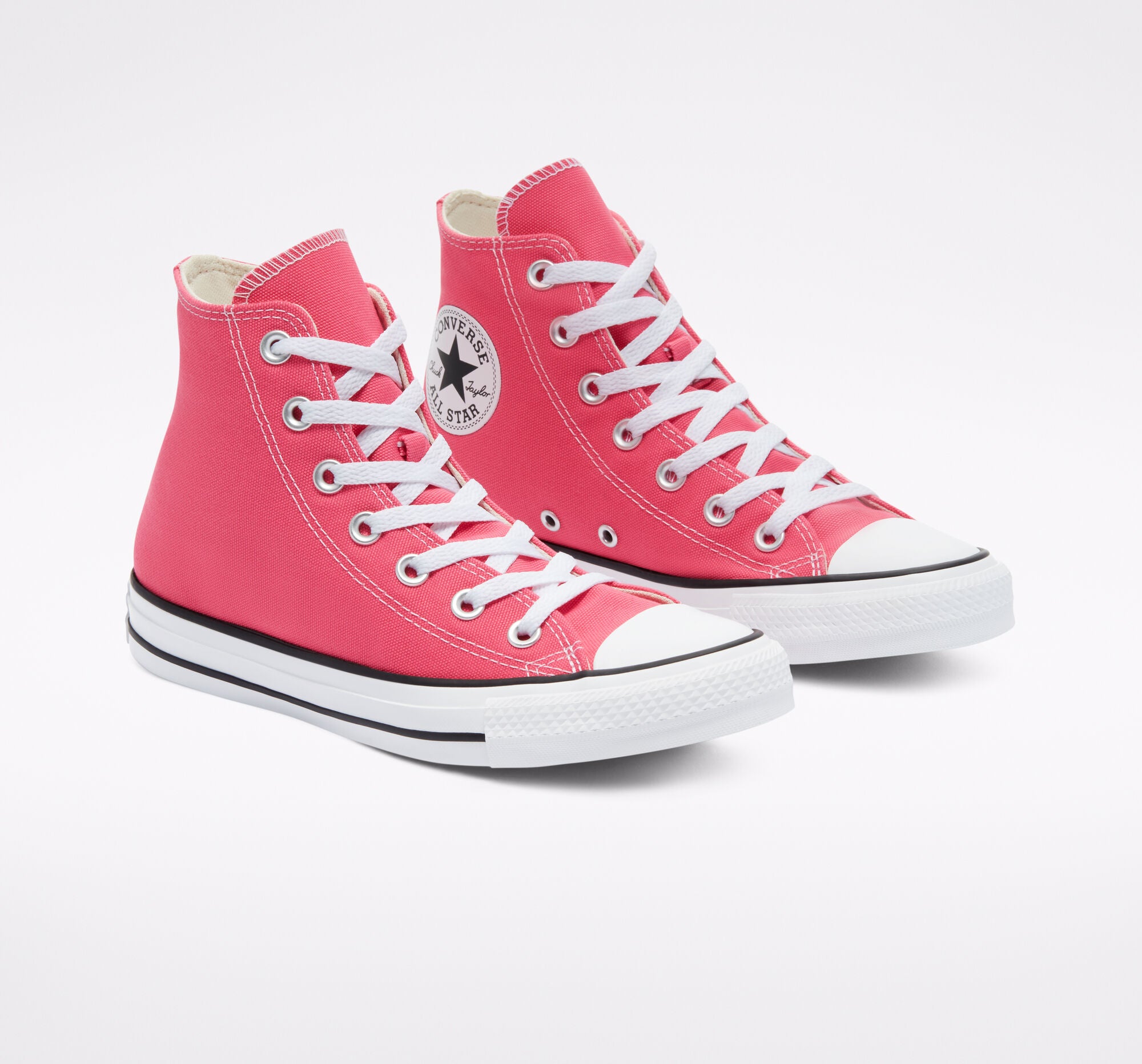 Converse, Shoes, Hot Pink High Top Converse