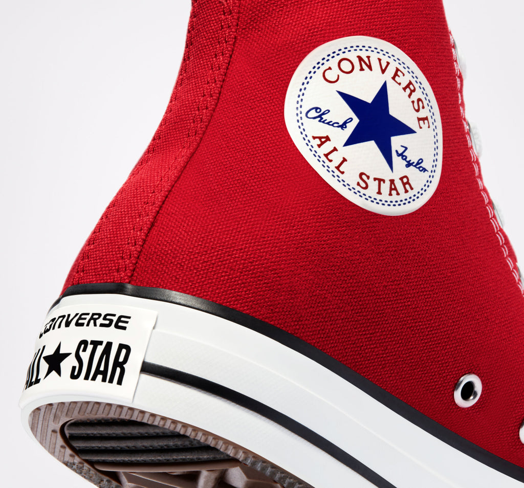 Unisex Converse Chuck Taylor All Star Hi Shoe Red