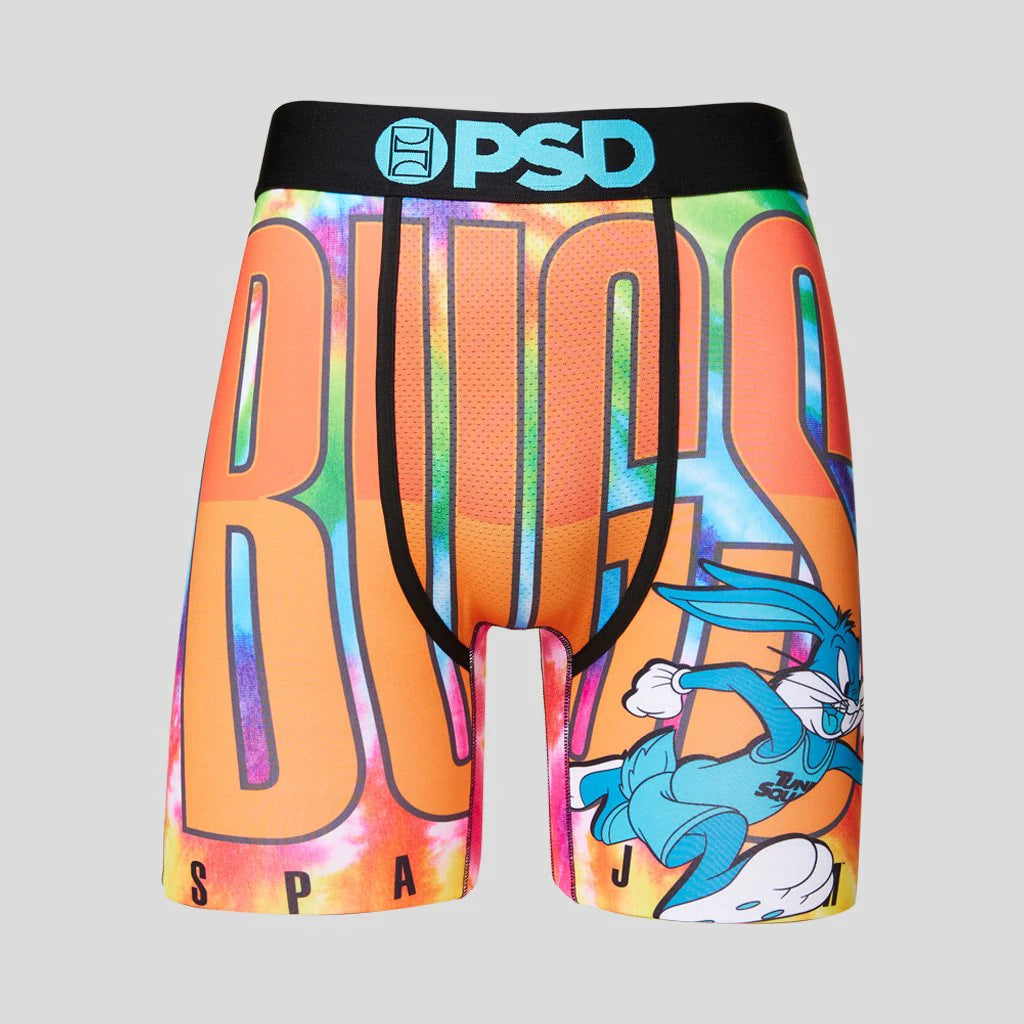 Men's PSD Space Jam Bugs Tie Dye Boxer Briefs