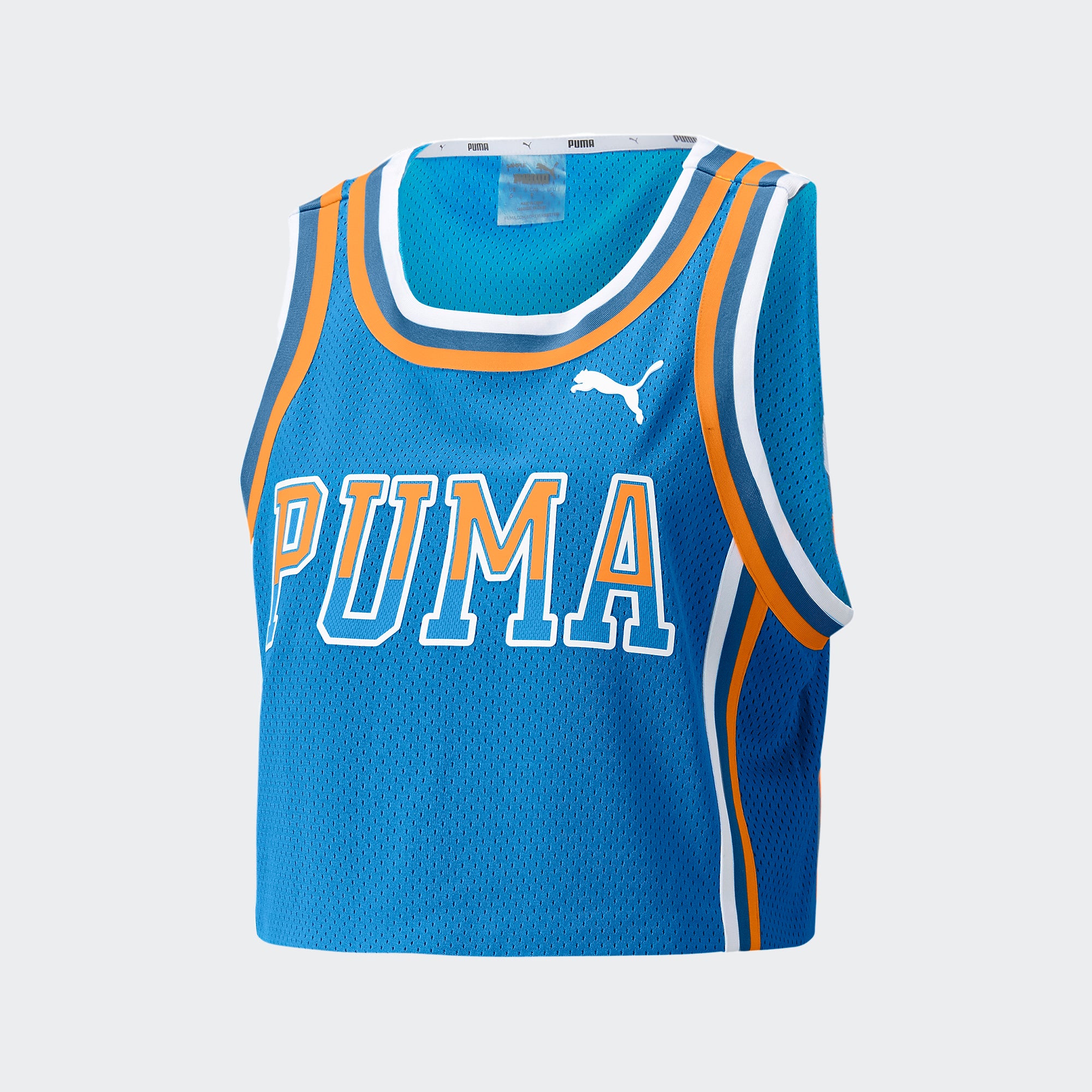 Buy Puma Black Ballin AOP Jersey Logo Regular Fit Crop Top for