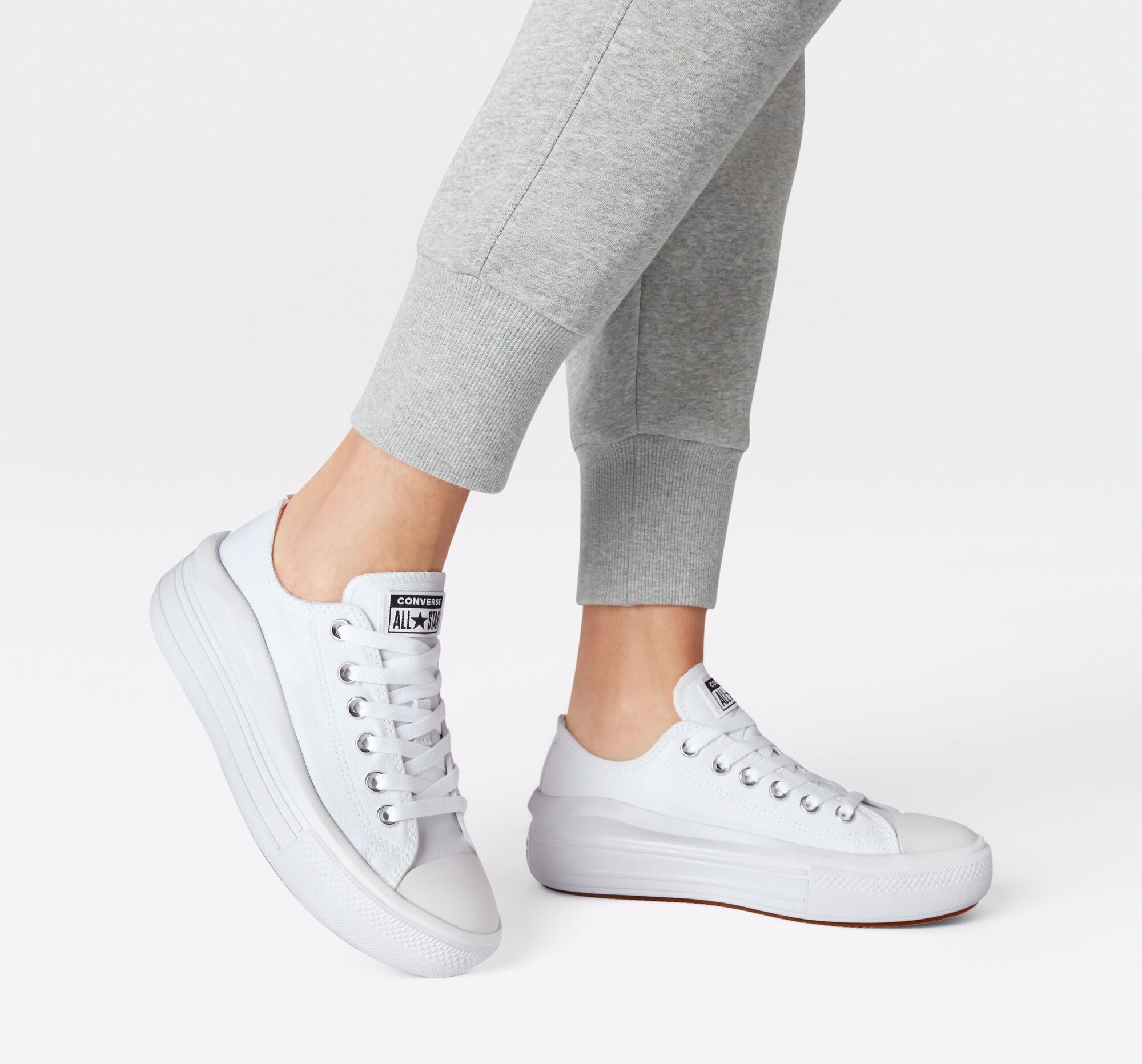 Converse chuck taylor all star move low white Clearance