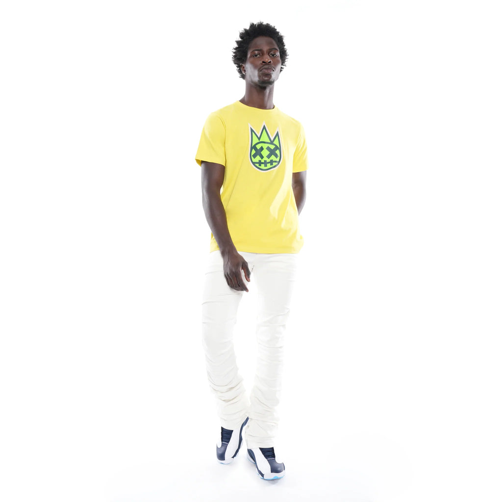 Men's Cult of Individuality 3D Clean Shimuchan Tee Yellow
