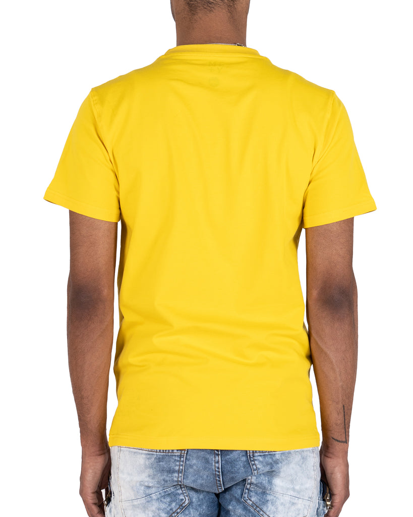 Men's Two Mill Twenty "Money Talks" Graphic T-Shirt Yellow