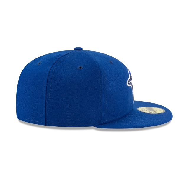 Toronto Blue Jays T Logo Authentic Collection 59FIFTY New Era Blue Hat –  USA CAP KING
