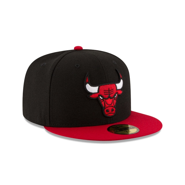 New Era Men's Chicago Bulls Black 9Fifty Adjustable Hat
