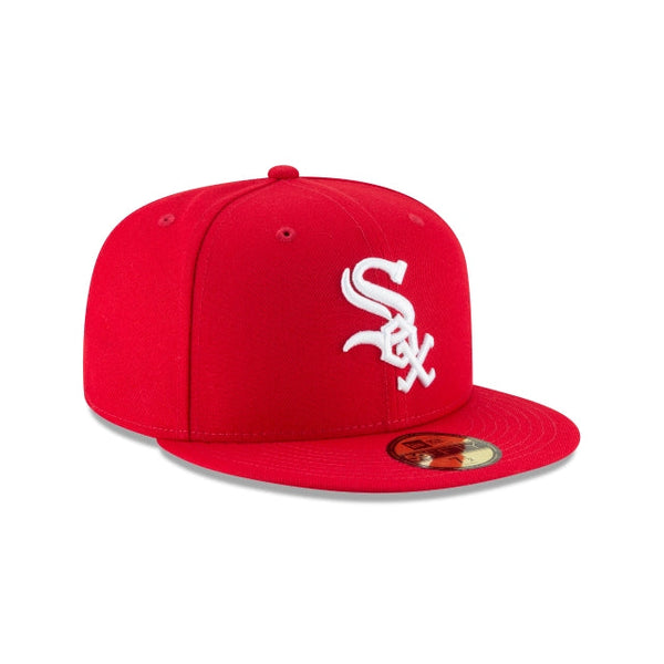  MLB Chicago White Sox Black with Scarlet and White