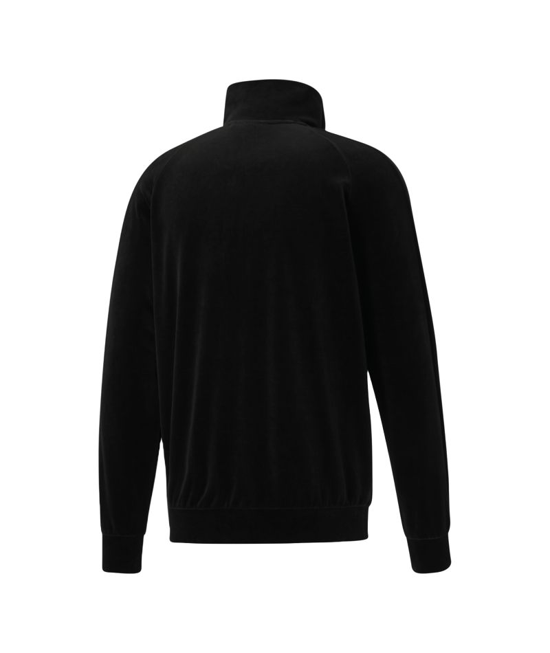 Men's PUMA Velour T7 Track Jacket Black