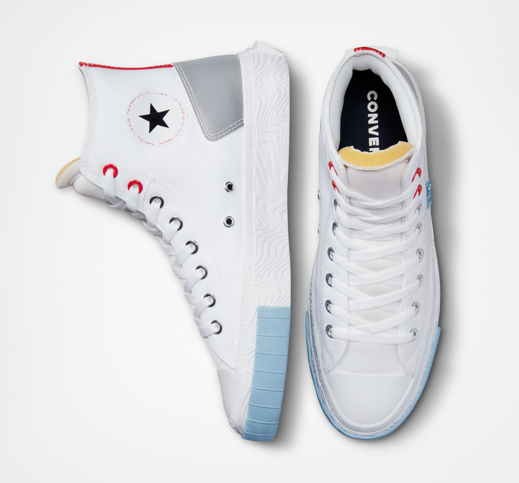 Unisex Converse Chuck Taylor Alt Star Reflective Shine Shoes White