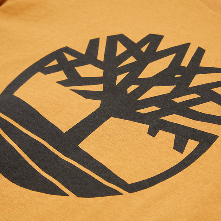 Men's Timberland Kennebec River Trail Tree Logo Tee Yellow