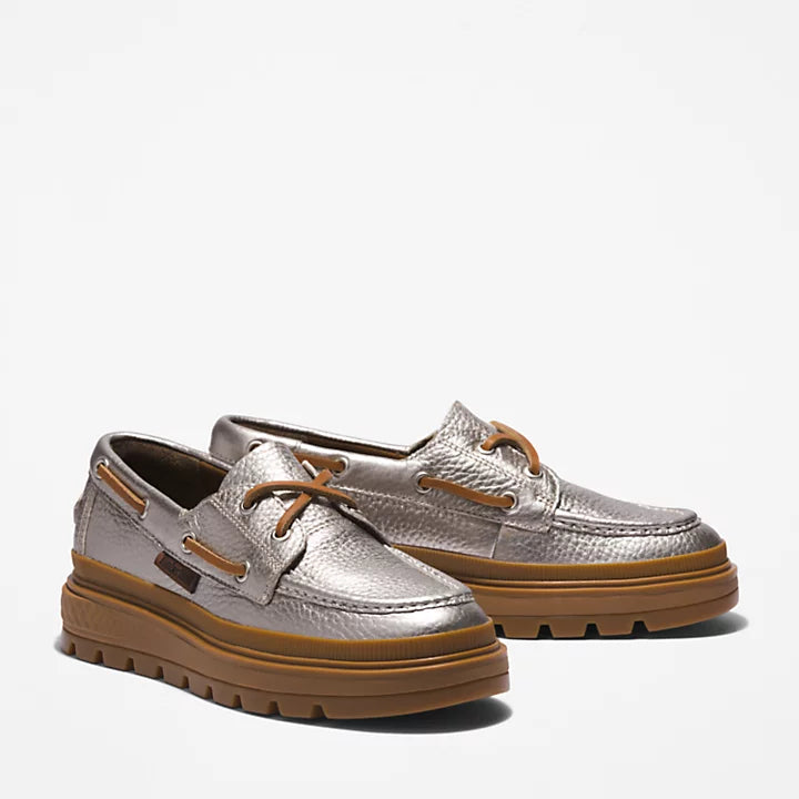Women's Timberland Ray City Boat Shoes Silver