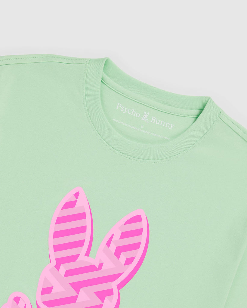 Men's Psycho Bunny Pisani Bunny Graphic Tee Icy Mint