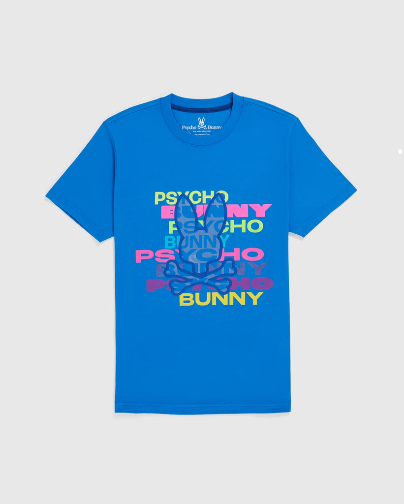Men's Psycho Bunny Tyrian Graphic Tee Blue