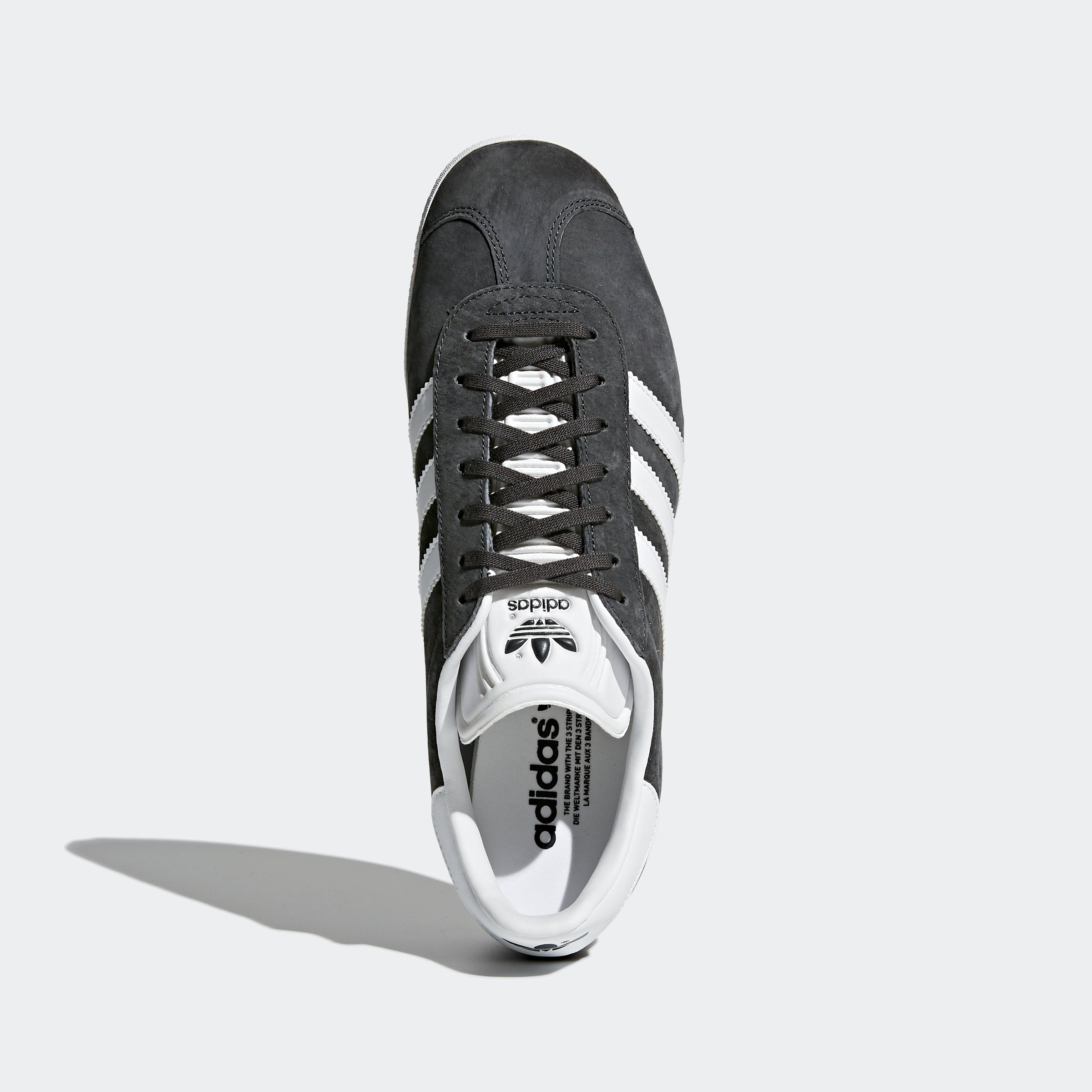 Adidas gazelle solid grey white Clearance