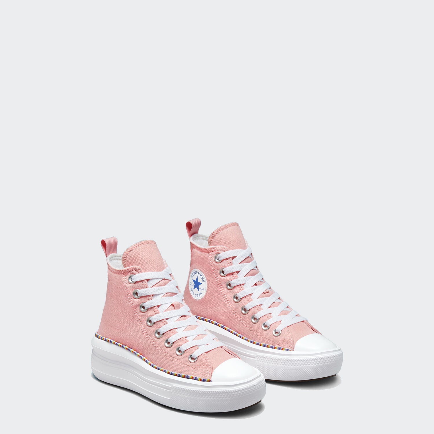 Big Kid Converse Chuck Taylor All Star Move Platform Shoes Friendship Bracelet