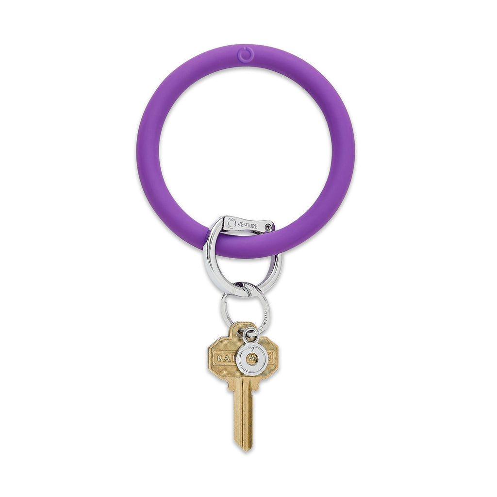 Big O Key Ring Silicone "Deep Purple"