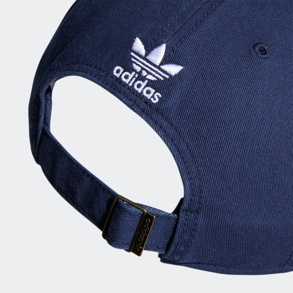 Men’s adidas Originals Relaxed Strap-Back Hat Dark Blue