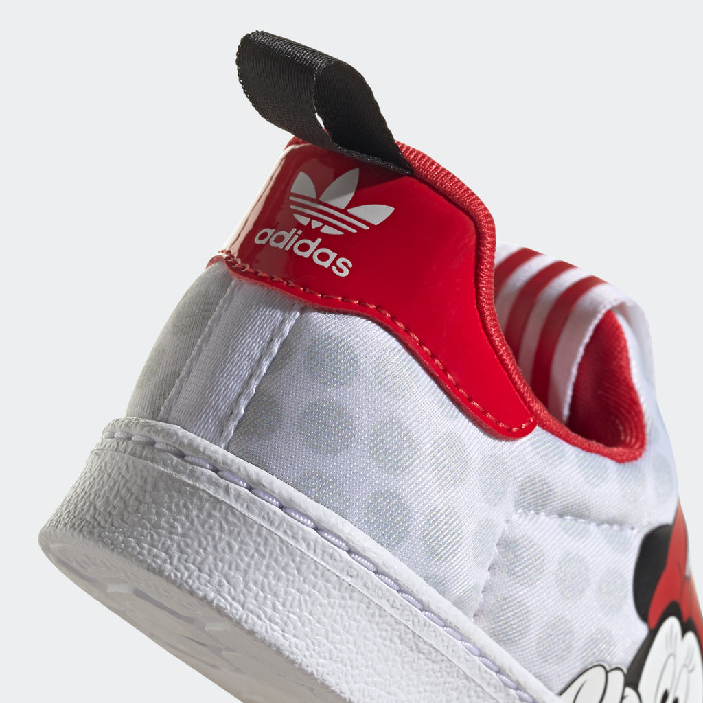 adidas Superstar 360 X Shoes Minnie FX4902 | Chicago City Sports | heel pull view