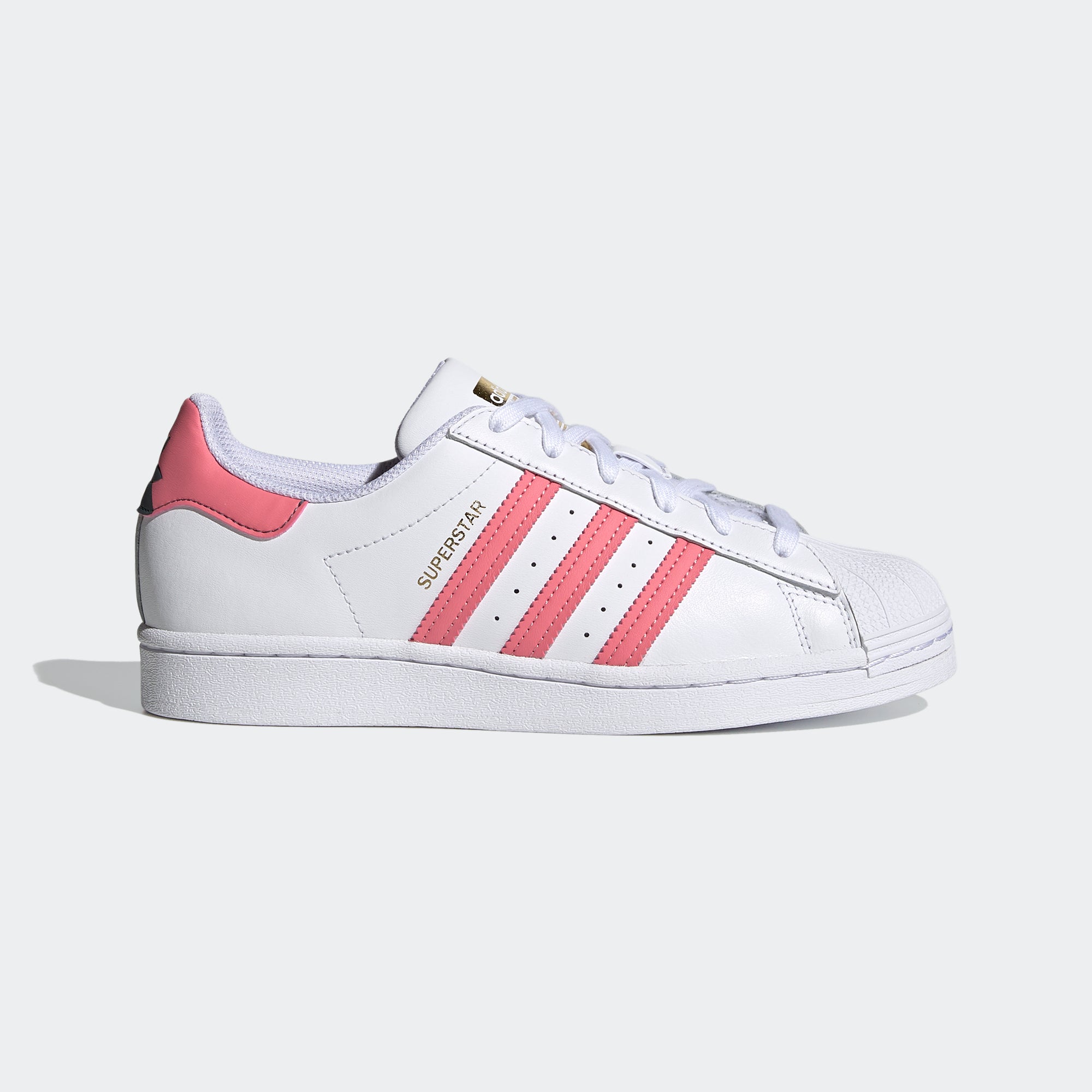 Pink stripe superstar adidas Clearance