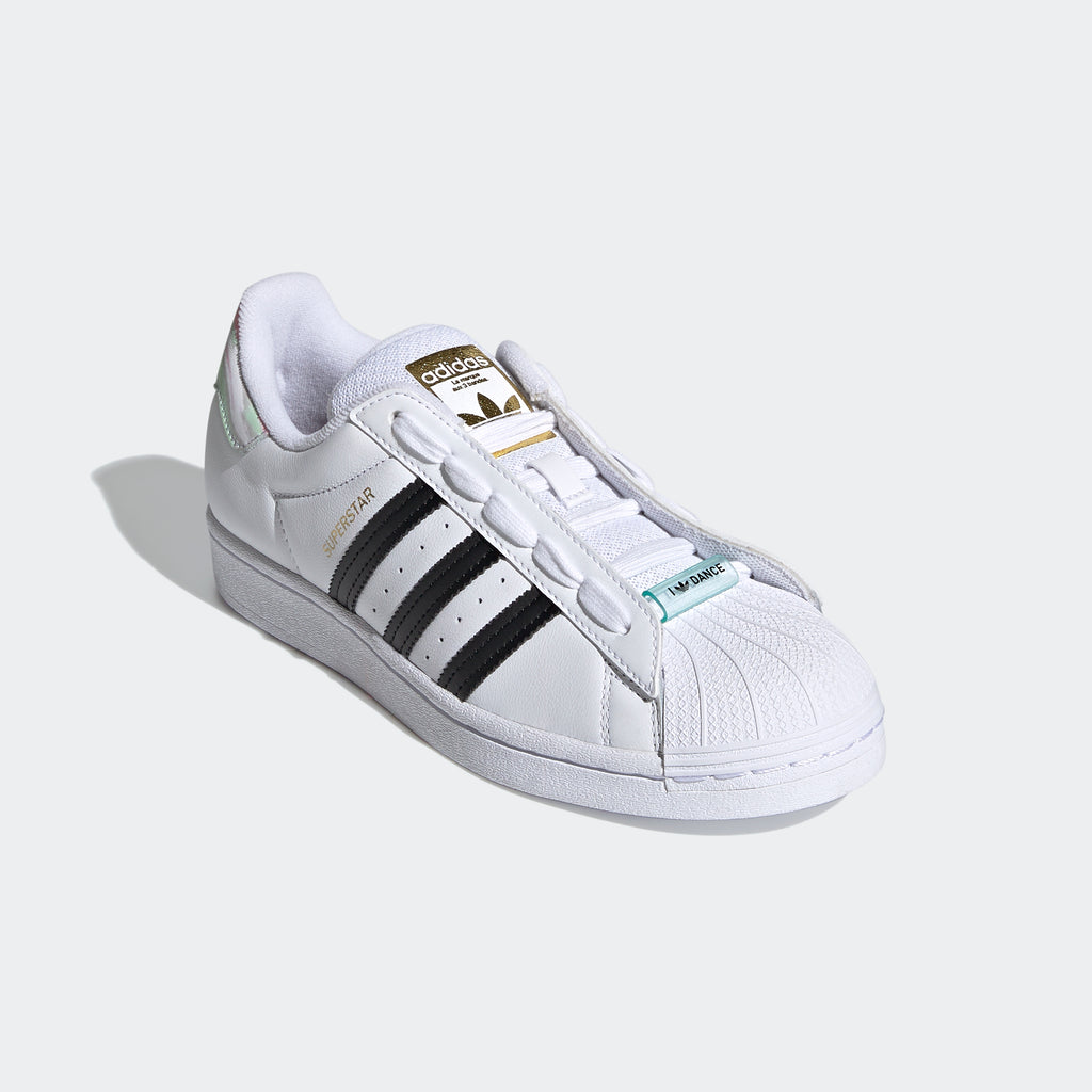 Women's adidas Superstars "Dance" FY5132 | Chicago City Sports | angled front view