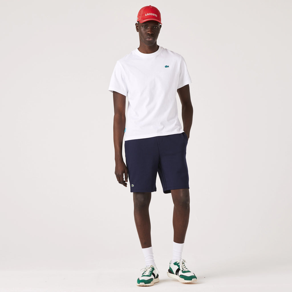 Men's Lacoste SPORT Tennis Fleece Shorts Navy